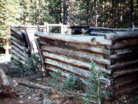 Probably a prospector's cabin